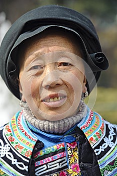 Chinese Qiang ethnic woman