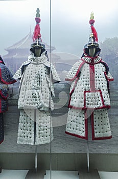 Chinese qing dynasty soldiers armor