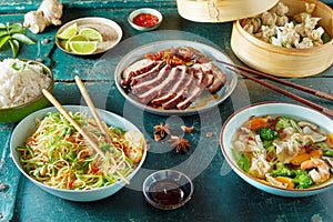 Chinese regional cuisine with assorted dishes