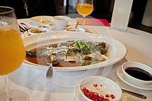 Chinese restraurant Steam Fish