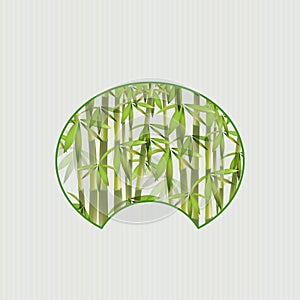 Chinese Retro Bamboo Style Background