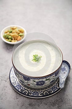 Chinese rice congee. Conceptual image photo