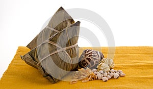 Chinese Rice Dumpling on background.