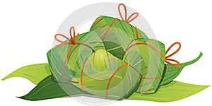 Chinese Rice Dumplings illustration