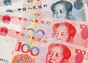 Chinese RMB notes