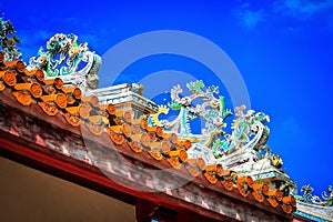 Chinese rooftop at the Bang Pa-In Palace