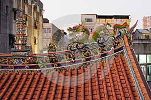 Chinese rooftop dragon