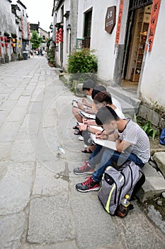 Chinese schoolkids