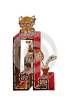 Chinese shadow puppets prop