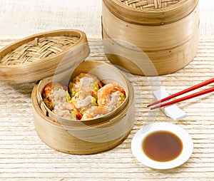 Chinese shrimp dim sum food style