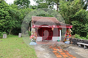 Chinese shrines, sacred things revered by the people of Ko Yo Songkhla, Thailand
