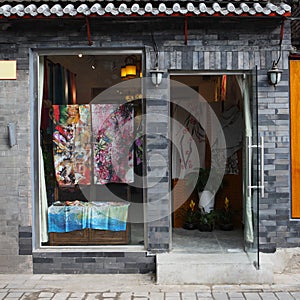 Chinese silk shop