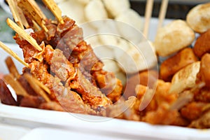 Chinese snack barbecue