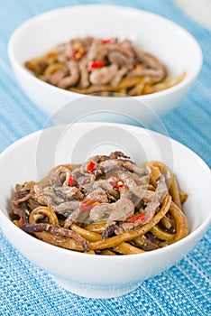 Chinese Spicy Beef and Black Bean Sauce