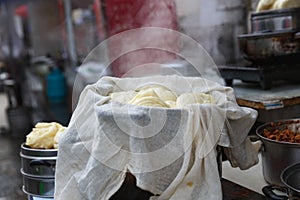 Cinese umido panini ripieni O il mercato  