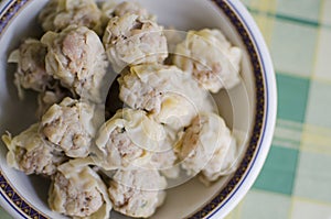 Chinese steamed dumpling , Dim sum