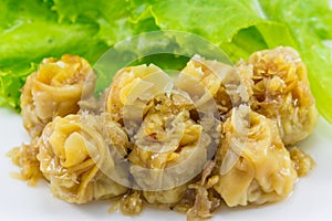 Chinese Steamed Dumpling(kanom jeeb, Thai food)