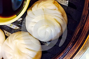 chinese steamed dumpling is a traditional food in China