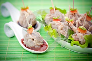 Chinese steamed dumplings