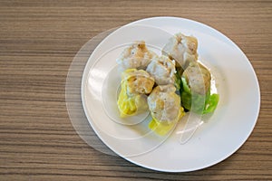 Chinese Steamed dumplings dimsum