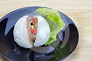 Chinese steamed stuff bun