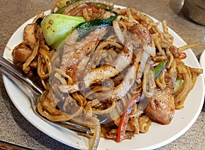 Fritto maiale braciole tagliatelle  