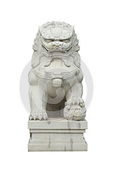 Chinese stone lion
