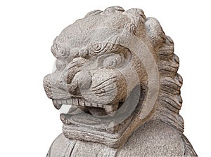 Chinese stone lion design