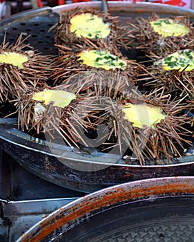 Chinese street food in the Hutongs of Beijing Wangfujing Street