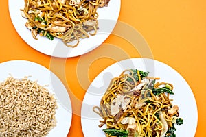 Chinese Style Chicken Chow Mein Meal