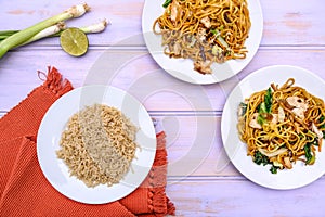 Chinese Style Chicken Chow Mein Meal