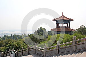 Chinese Style Decoration Near the Guangyin Bodhisattva Statue, t