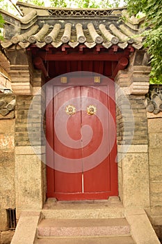 Chinese style door