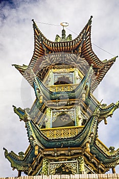 Chinese Style Moslem Mosque Gansu Province China