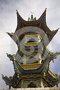 Chinese Style Mosque Gansu Province China