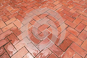 Chinese style red ground brick