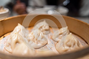 Chinese style steamed soup bun