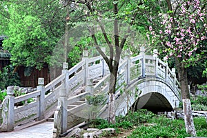 Chinese style stone arch bridge