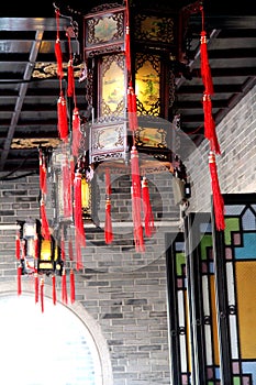 Chinese style Wooden lantern