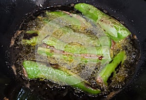 Chinese style Yong Tau Foo green pepper in oil