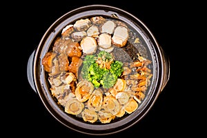 Chinese styled Abalone mixed dish. Also known as Poon Choy in Chinese photo