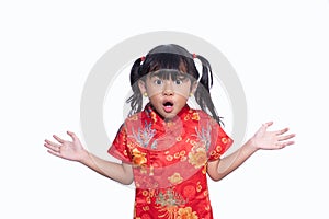 Chinese suprised child