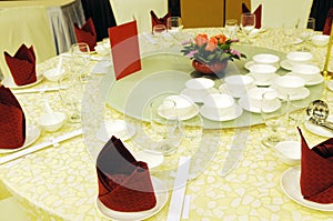 Chinese table setting