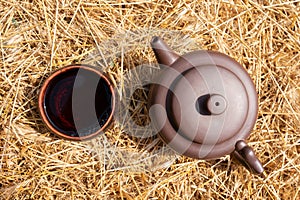 Chinese tea, ceramic teaware