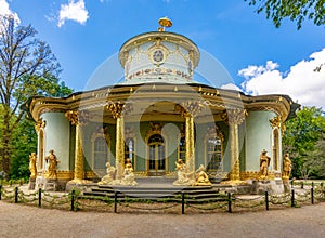 Chinese Tea house in Sanssouci park, Potsdam, Germany