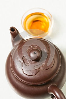 Chinese teapot and cup