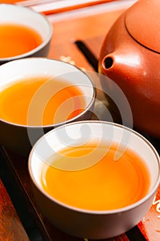 Chinese teapot and cup