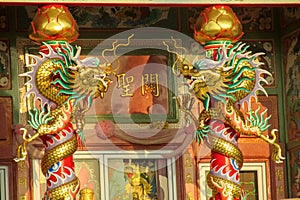 Chinese temple decoration