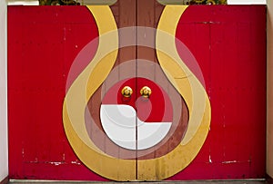 Chinese Temple Door