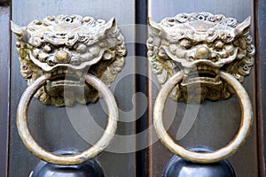 Chinese Temple Door Knobs